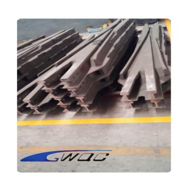 China Factory Direct Sales 136RE #10 Manganese Steel Railway Rail Used Solid Frog Railroad Assembly for sale