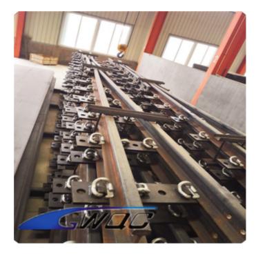 China Railroad Construction Parts China Supplier 115RE #7 Rail Limit And Manganese Solid Frog Rail Assembly for sale