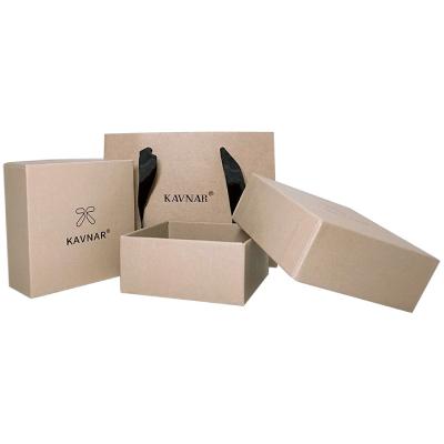 China Recycled Materials Wholesale Recyclable Kraft Paper Custom Design Paper Packaging For Jewelry for sale