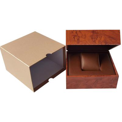 China Handmade Luxury Custom Design Special Paper Watch Packaging Box With Insert Tray for sale