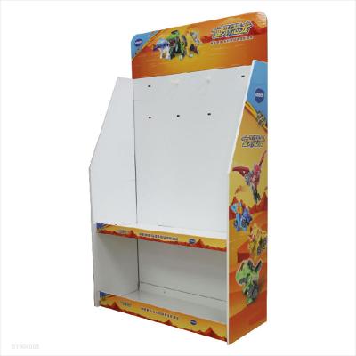 China Promotion custom logo collapsible paper food display stand cardboard display stand folding promotion for sale