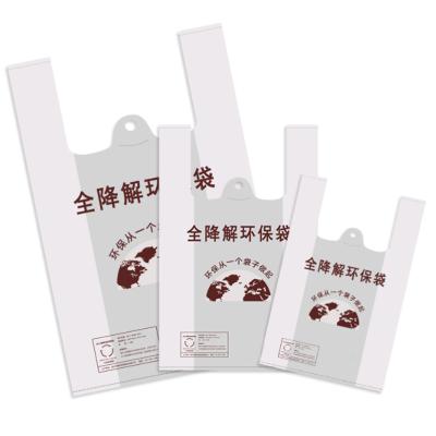 China Custom Made Degradable Reusable Reusable Sack Plastic Bag PLA Logo Shopping Bag Transparent Plastic Bags for sale