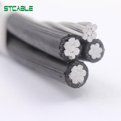 China ABC Hot Selling Cheap Aerial Cable Products Quadruplex Drop Service Price List for sale