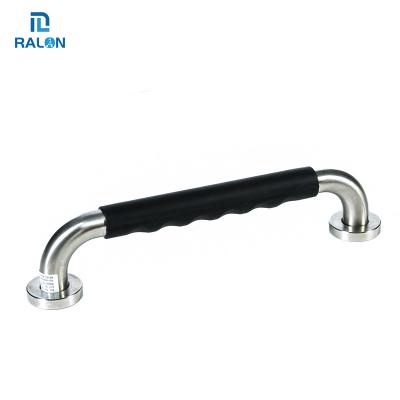 China Elder People Ralon Stainless Steel Bathroom Accessories Handrail Safety Handrail Customized Grab Bar for sale