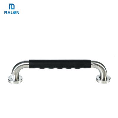 China Elder People Ralon Stainless Steel Bathroom Accessories Handrail Safety Handrail Customized Grab Bar for sale