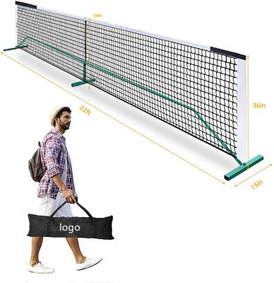 China USA Corrosio 22 Resistant Tear Resistant Pickleball Net Kit Standard Size Feet for sale