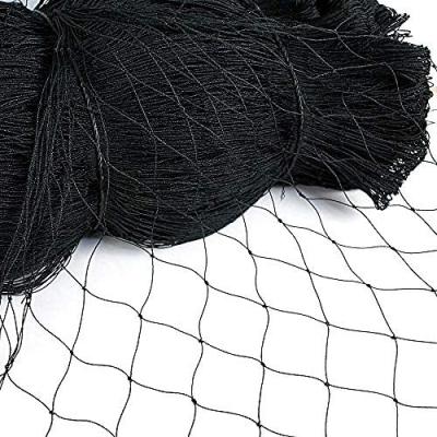 China PE netting knotless and kontless invisible agriculture anti bird net price black for garden netting for sale