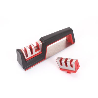 China Largest 3-Stage Manual 2-In-1 Knife sharpner Yangjiang maker 2-In-1 bileme rnleri kitchen knife knife sharpener accessories for sale