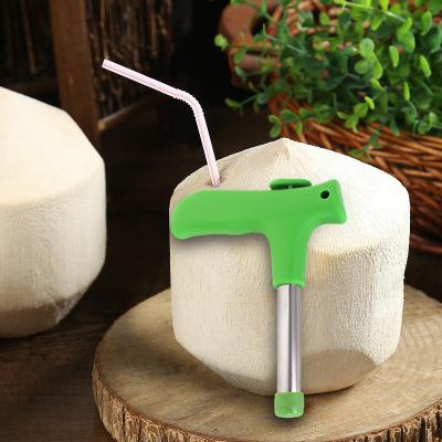 China 3PCS Kitchen Stainless Steel Coconut Opener Piercing Tool Knife Party Cocos Viable Instruments for sale