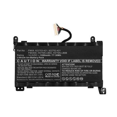 China LAPTOP factory good quality FM08XL battery laptop battery replacement for HP FM08XL /OMEN china laptop battery 17T-AN000 for sale