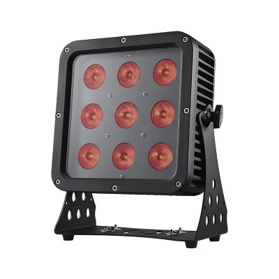 China Theme Park / Stage Light MoFeng 9x20W Waterproof Par light   IP65 200W RGBW 4in1/5in1/6in1 DMX Led Stage Lighting Outdoor Par can for sale