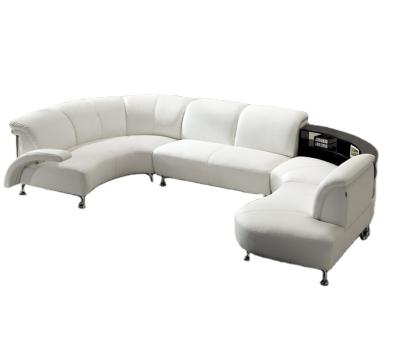 China 2021 Modular Leather Single Seat Sofa U Shape Sofa New Design factory price conner sofa design for sale