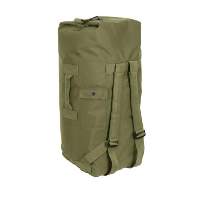 China Army Grade Cotton Canvas Top Load Waterproof Heavy Duty Duffel Bags Loading Gear Tactical Bag for sale