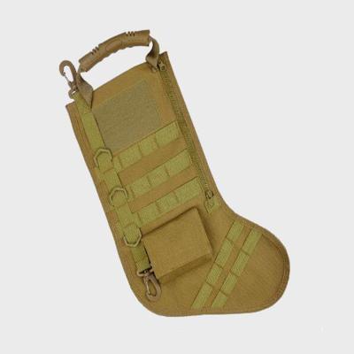 China Christamas Home Decoration Hot Sale Design Christmas Lightweight Tactical Stocking With Molle for sale