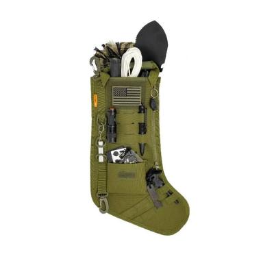 China Christamas Home Decoration Molle Dump Pouch Magazine Storage Bag Tactical Christmas Stocking for sale