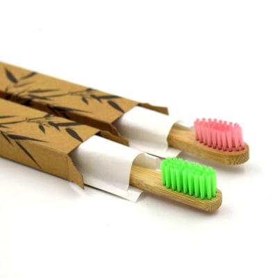 China Wholesale Disposable Charcoal Powder Toothpaste Brush, Biodegradable Adult Bamboo Wooden Toothbrush for sale