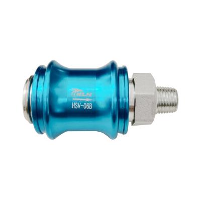 China Building Material Stores HSV Series Hand Slide Valve Nipple Slide Control Switch Air Fit Speed ​​Pneumatic Check Valve for sale