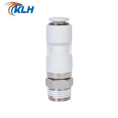 China Garment Shops High Speed ​​Rotary Joint HRC Threaded Straight Through Pneumatic Quick Connector PC PL for sale