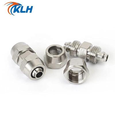 China KZU KZG building material stores in fittings 4MM pneumatic type 6 8 10 12 14 16MM straight push for air hose quick connector for sale