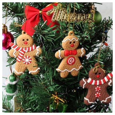 China Christmas Tree Decorations Christmas Eve Christmas Tree Decorations Christmas Gift Cookie Man Home Party Hanging Decorations Hanging DIY Crafts Set for sale