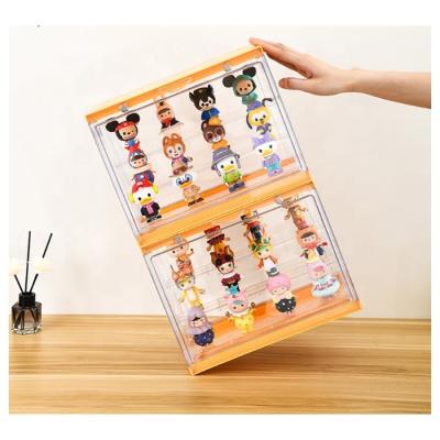 China Environmentally Friendly And Dustproof Transparent Blind Display Case Acrylic Figure Toy Customized Modern Figure Box Display Case for sale