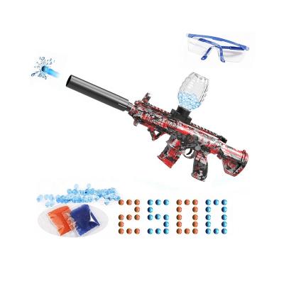 China Toy Electric Electronic Manual Mini Water Beads Launch Graffiti Gel Surge Silencer Ejection Shooting Rechargeable Toy Gun for sale