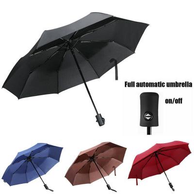 China CLASSIC compact foldable umbrella 3 open and close automatic umbrella folds for sale