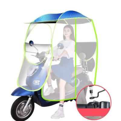 China Rainpproof/Sunproof/Sun Shade Folding Full Body Motorcycle Umbrella Waterproof Rain Cover Windproof Rain Cover For Electric Bicycle Motorbike for sale