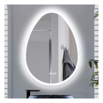 China Luminous Decorative Wall Mounted Makeup Led Bathroom Mirror With Light for sale