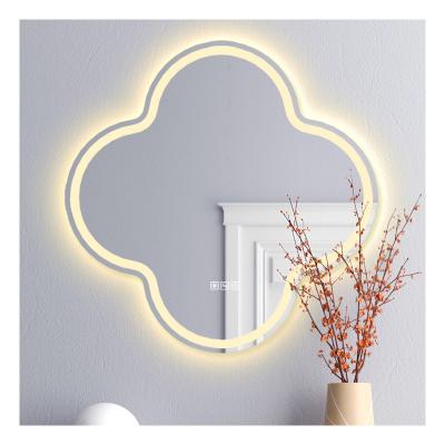 China Bright Decorative Large Wall Classic Frameless Backlit Smart Bathroom Reflects Led Light For USA Hotels for sale