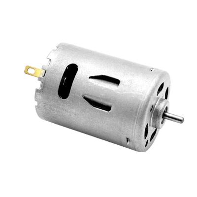 China 2021 12v 24v Carbon Brush Holder 385 DC Motor Drip Proof Low Noise Encoder For Vacuum Pump for sale