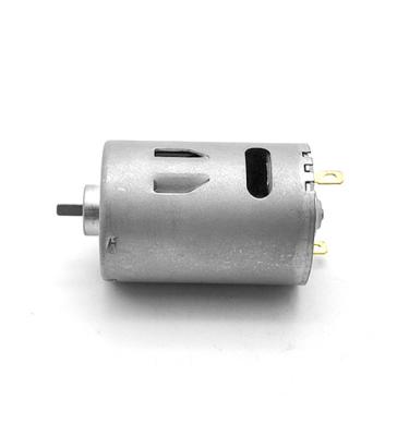 China 2021 6v 9v 12v dual shaft fan dc motor custom high speed rs 555 totally enclosed ball bearing en venta