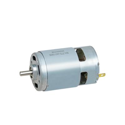 China Hot sale totally enclosed factory high torque brush 775 12v/24v high speed dc motor for power tool for sale