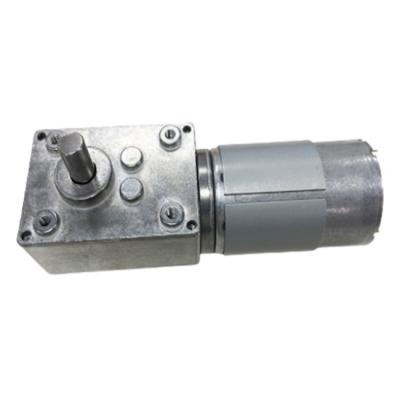 China Totally Enclosed Metal Gears 5840WG555 Right Angle 2021 300rpm 70kg Worm Gear Motor 12v With Encoder for sale