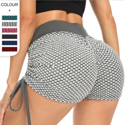 China 2021 New Arrival Anti-wrinkle Striped Knitting Others Biker Shorts Women's Shorts for sale