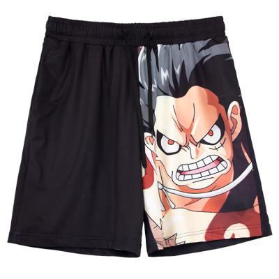 China Anti-wrinkle Summer Bermuda Masculino Quick-drying 3d Shorts Fashion Beach Print Anime Casual Cool Men's Shorts for sale