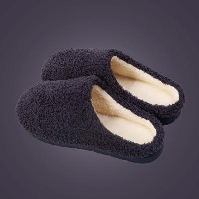 China Around 2021 New Cotton Plush Cotton Slippers Winter Thermal Non-slip Indoor Thick Bottom Indoor Slippers Couples Home Slippers for sale