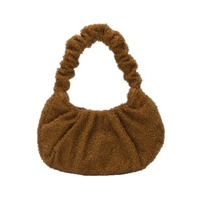 China Winter Casual Female College Students Handbag Plush Korean Shoulder Pillow Japanese Personalized Bag Small for sale