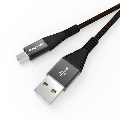 China MP3/MP4 Player 2020 New Design Android Nylon Braided Data Micro USB Fast Charging Cable For Phone Charger for sale