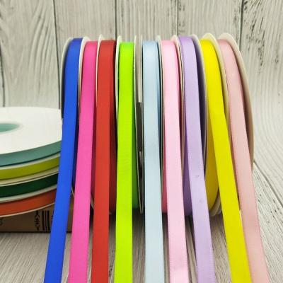 China Wholesale Diy Recyled 1cm Gift Wrapping Custom Printed Logo Bow Polyester Ribbon for sale