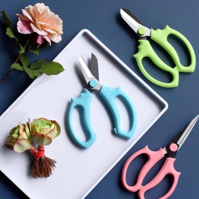 China Wholesale Floral Round Rose Pruning Scissors Floral Flower Art Head Branch Scissors Layout Scissors for sale