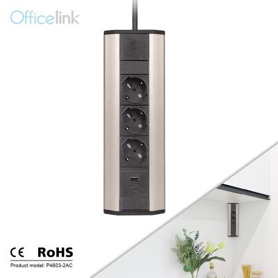 China Commercial Italian socket for corner with USB PD charger for sale