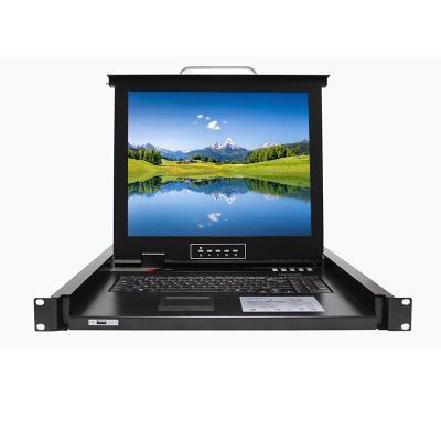 China Dual Power Auto USB KVM Switch Single/4 8/16 Port Maker 19 Inch LCD VGA KVM Console kvm Switch 8 Input 1 Output à venda