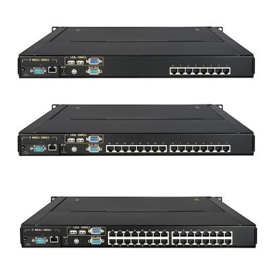 China Over IP CAT5 Rack Mount 8ports/16ports/32ports 1U LED KVM Drawer KVM Switch 19 Inch LED Display à venda