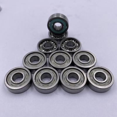 China Long Life Low Noise High Speed ​​Balls 6 608 Roller Skate Bearing Roller Blades Bearing 608ZZ 608RS 608-2RS ABEC-5 ABEC-7 ABEC-9 ABEC-11 for sale