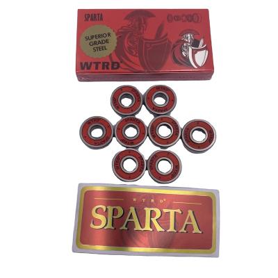 China Long Life SPARTA ABEC-9 ABEC-11 Wholesale Price Low Noise Skateboard Supporting Deep Groove Ball Bearing For 608 2RS Skateboard for sale