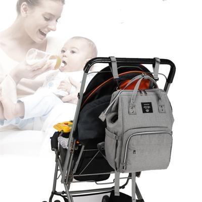 China Large Capacity PORTABLE Waterproof Diaper Bag Travel Backpacks Baby Nursing Stroller Bags USB Mummy Bag for sale