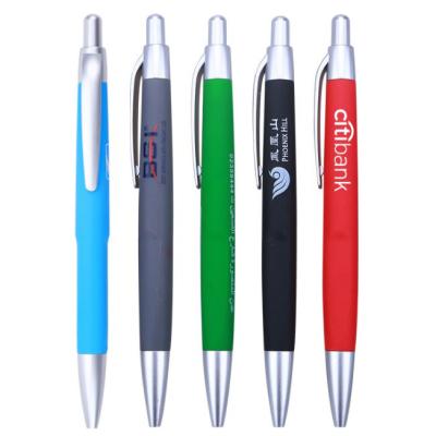 China Normal promotional plastic ballpoint pen with your brand and QR code promotional gel pens for sale