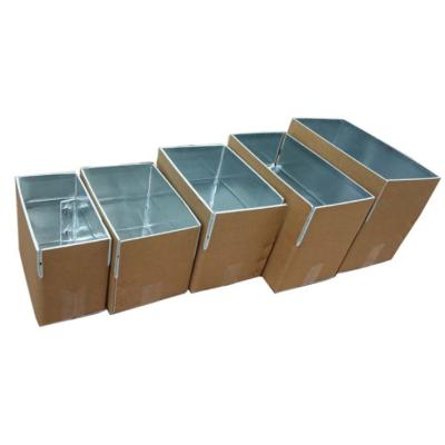 China Recyclable Savings Space Foam Ply Boxes Heat Insulation Cardboard Food Carrier Supply Boxes for sale