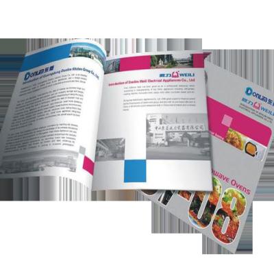 China Business sale catalog book printing magazine booklet printing softcover factory for sale